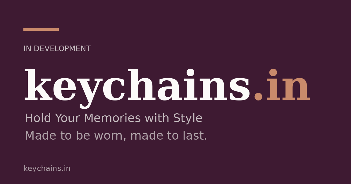 Link preview image for keychains.in